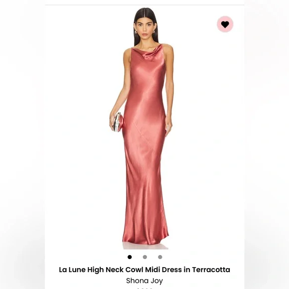 knee length dresses for ladies Shona Joy La Lune Cowl Back Midi Dress in Sage – Coco & Lola main image 0